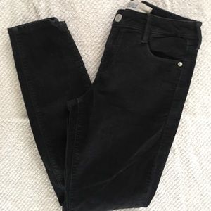 Black Melville corduroy pants 26